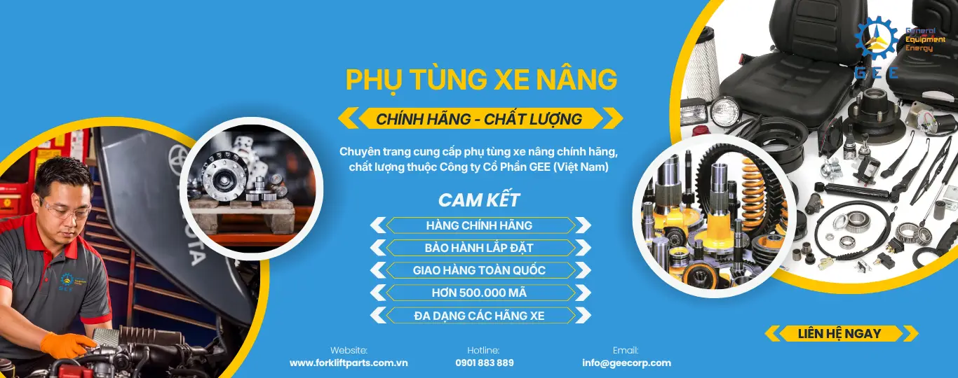 Banner phụ tùng xe nâng 