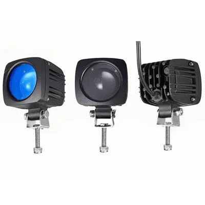 Đèn cảnh báo xe nâng led đơn mắt màu xanh dương DC10V-110V